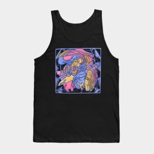 Sleepy Fat Cat Tank Top